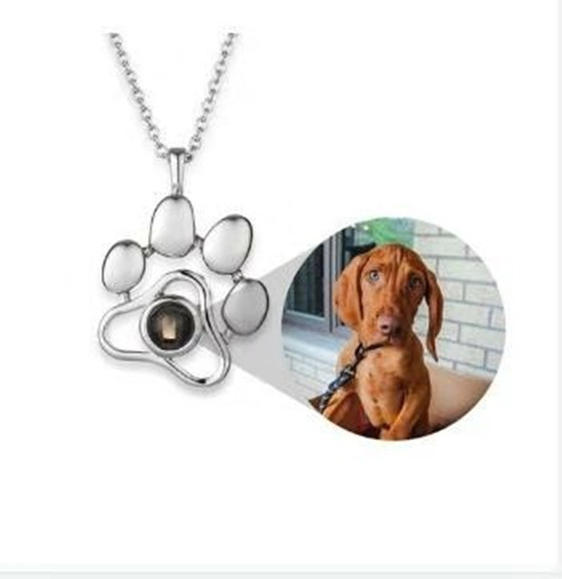 PawPrint Love Necklace – Says ‘I Love You’ in 100 Languages